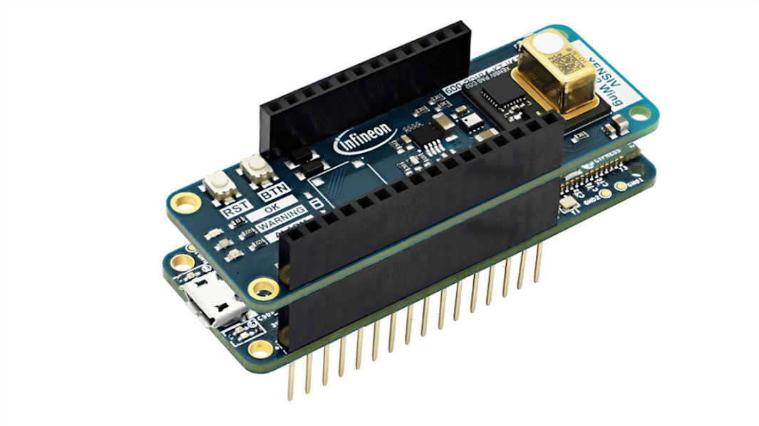Infineon XENSIV PAS CO2 Sensor KIT_CSK_PASCO2  Entwicklungskit, Sensor-Evaluierungskit für Smart Home und Gebäude