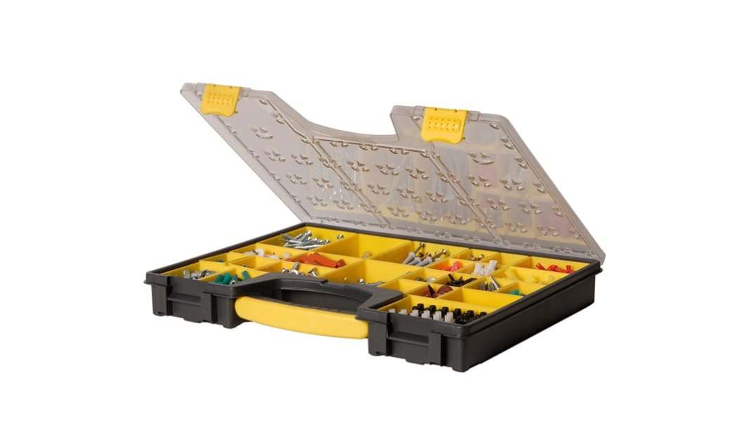 Contenitore modulare Stanley, 25 scomparti regolabili, 334mm x 422mm x 52mm