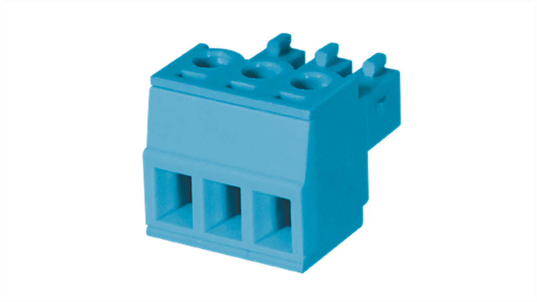 Same Sky Steckbarer Klemmenblock Steckverbinder 4-Kontakte 3.81mm-Raster
