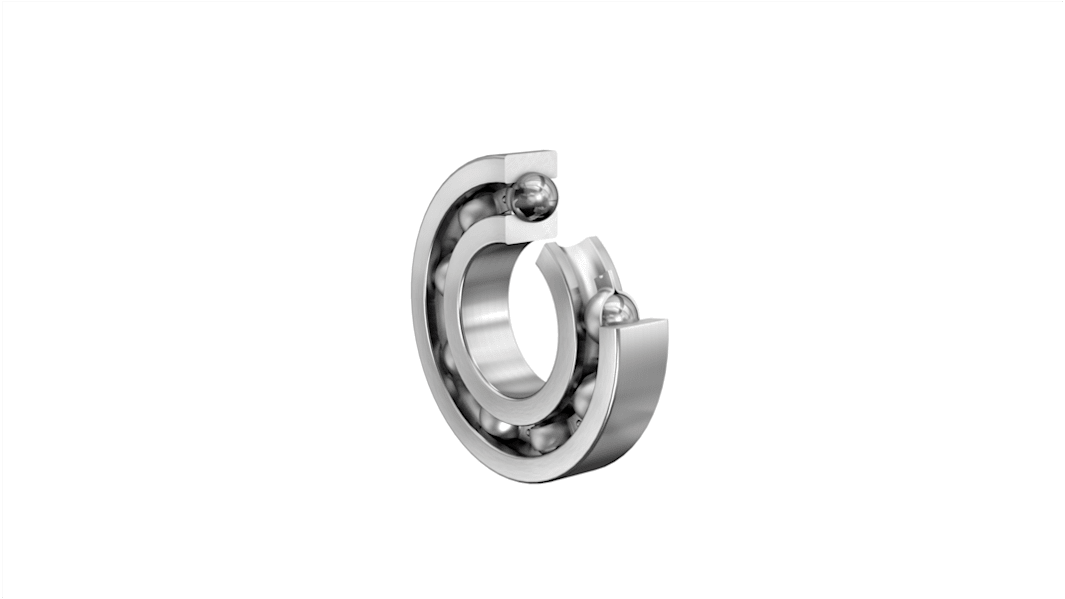 FAG 608-HLN Single Row Deep Groove Ball Bearing- Open Type 8mm I.D, 22mm O.D
