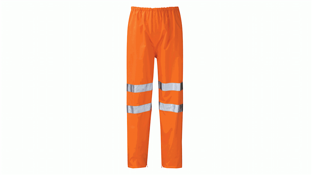 Orbit International Orange Hi-Vis, Waterproof Hi Vis Trousers
