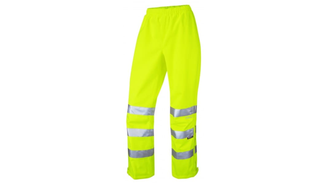 Leo Workwear LL02-Y Yellow Breathable, Hi-Vis Hi Vis Trousers 98 → 106cm