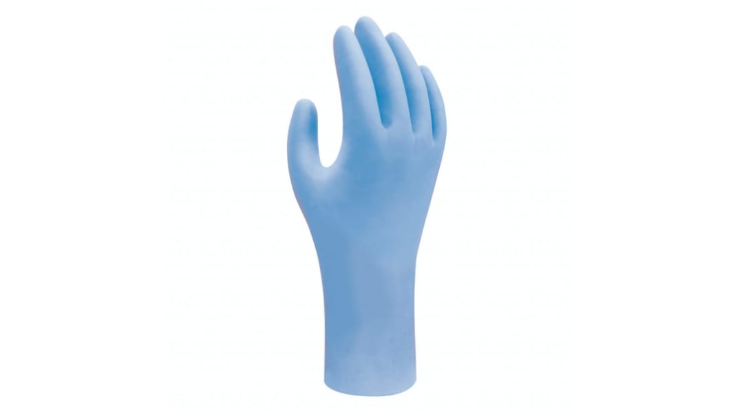 Gants jetables Nitrile Showa Non poudrés, taille XL x 90 gants