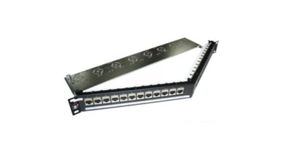 Molex Premise Networks Cat6a 24 Port RJ45 RJ Patch Panel FTP 1U