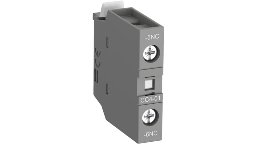 ABB Auxiliary Contact Block, 2 Contact, 1NC + 1NO, DIN