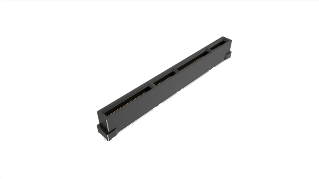 Amphenol Communications Solutions Kantensteckverbinder, 0.6mm, 168-polig, 2-reihig, Vertikal