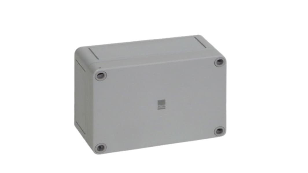 Coffret mural Rittal PK en Polycarbonate, Hauteur 94 mm, Largeur 130 mm, Profondeur 57mm, RAL7035, IP66