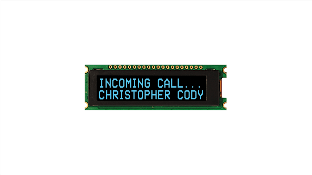 Afficheur OLED, NEWHAVEN DISPLAY INTERNATIONAL, Bleu, interface I2C, Parallèle, SPI Aucun