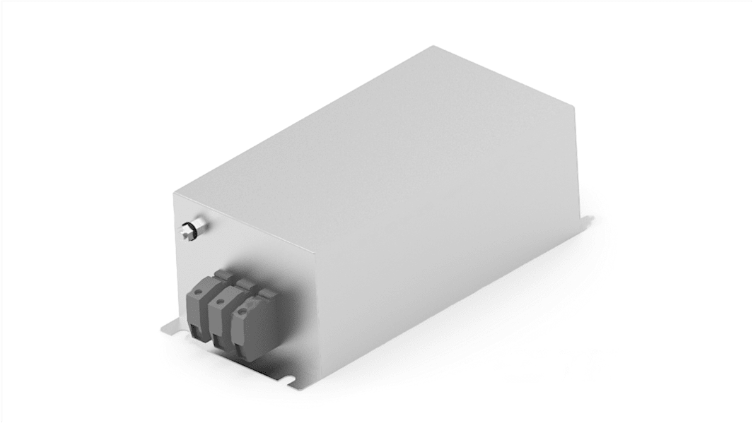 TE Connectivity AHV EMV-Filter, 760 V, 100A, Gehäusemontage, Anschlussblock, 3-phasig / 50/60Hz Two Stage Zustände