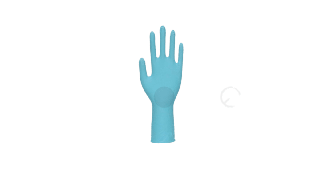 Unigloves GA010 Arbeitshandschuhe Größe 7 Chemikalienbeständig Nitril Blau 25Paare