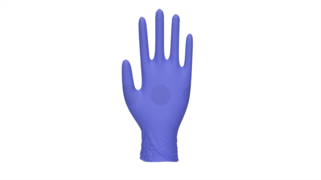 Unigloves GM005 Arbeitshandschuhe Größe 6 Nitril Blau 100Paare