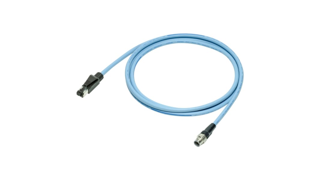 Omron, 1m, Blue, Terminated