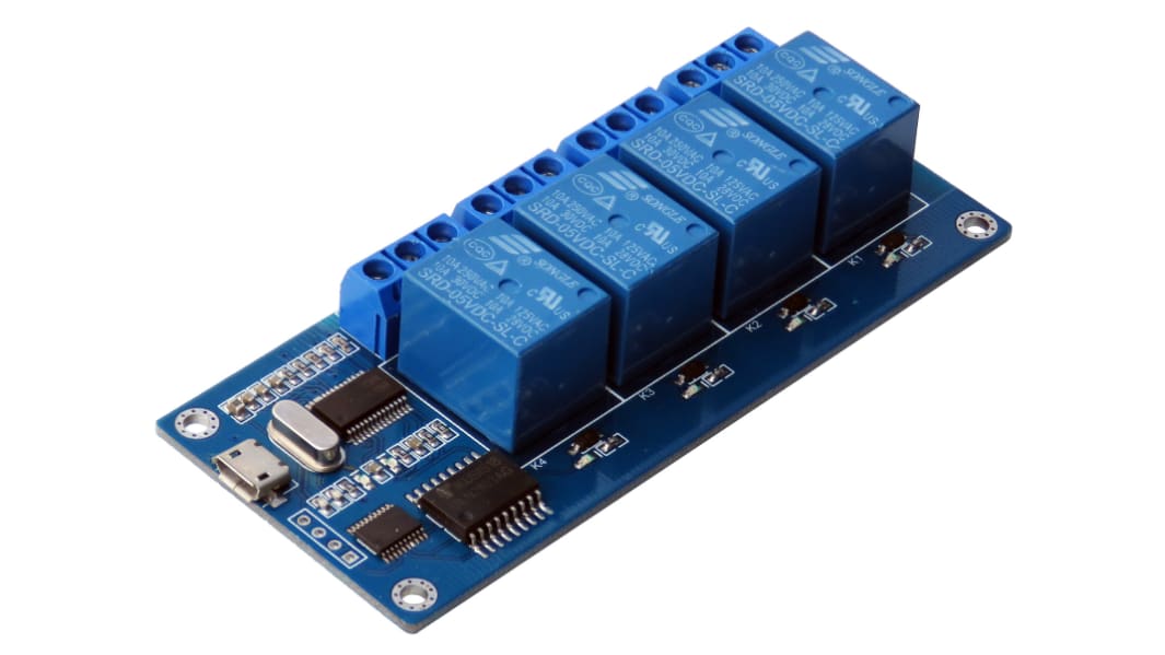 Seeit Relay Control Card Leistung, Motor und Robotics Entwicklungstool, USB-RELAY04 Relais