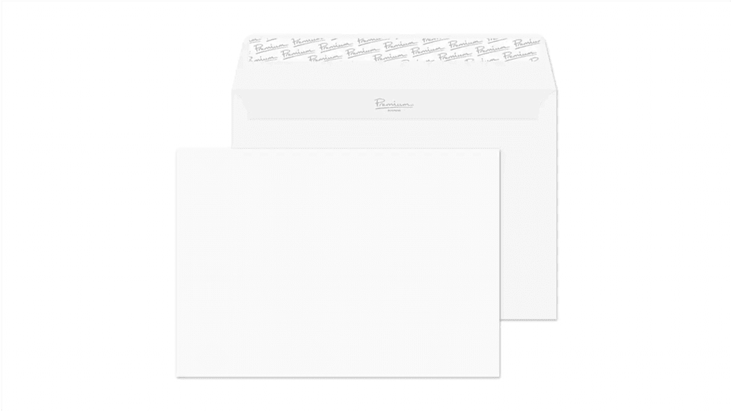 White C5 No Peel/Seal Mailing Envelope