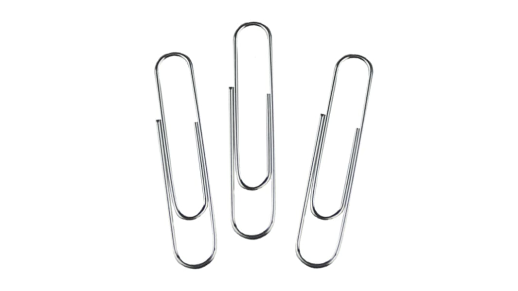 Whitecroft Essentials Steel Paperclip