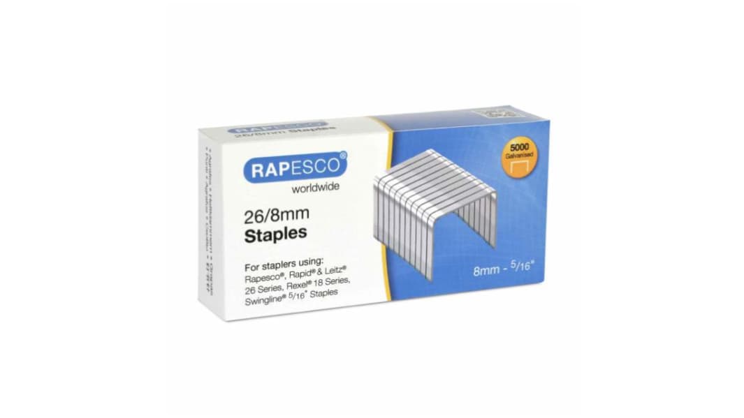 Grapas Rapesco, S11880Z3, 8mm