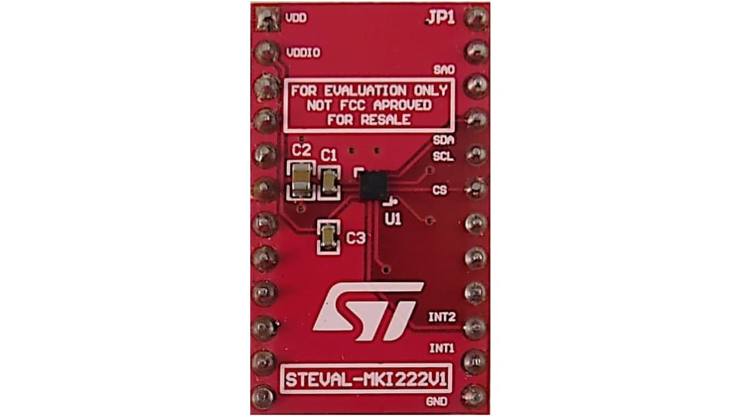 Kit di valutazione STEVAL-MKI222V1 STMicroelectronics, con Sensore accelerometro