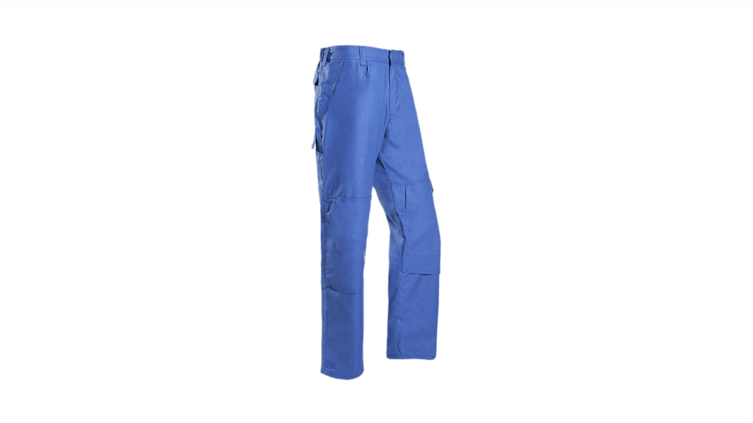 Sioen Uk Varese Unisex Hose , 1 % AST 45 % TencelTM Lyocell, 54 % Modacryl Blau Antistatisch, Chemikalienbeständig,