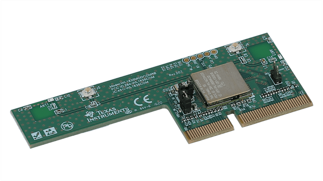 Texas Instruments WiFi Development Kit WL183 Bluetooth, WiFi Evaluation Module for WL18MODGB 2.4GHz WL1835MODCOM8B