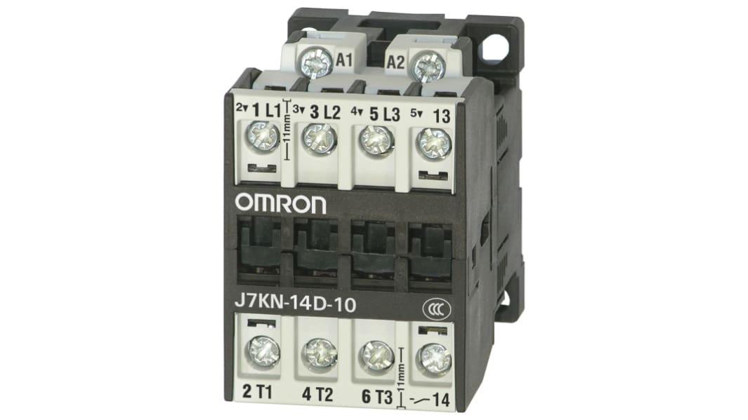 Omron J7KN J7KN Leistungsschütz 110 V ac-Spule, 3 -polig / 14 A 5,5 kW 1 NO (Schließer)