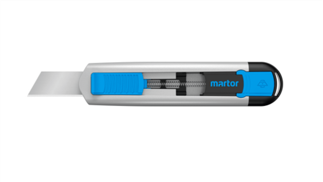 MARTOR Safety Knife with Safety Blade, Retractable, 143mm Blade Length