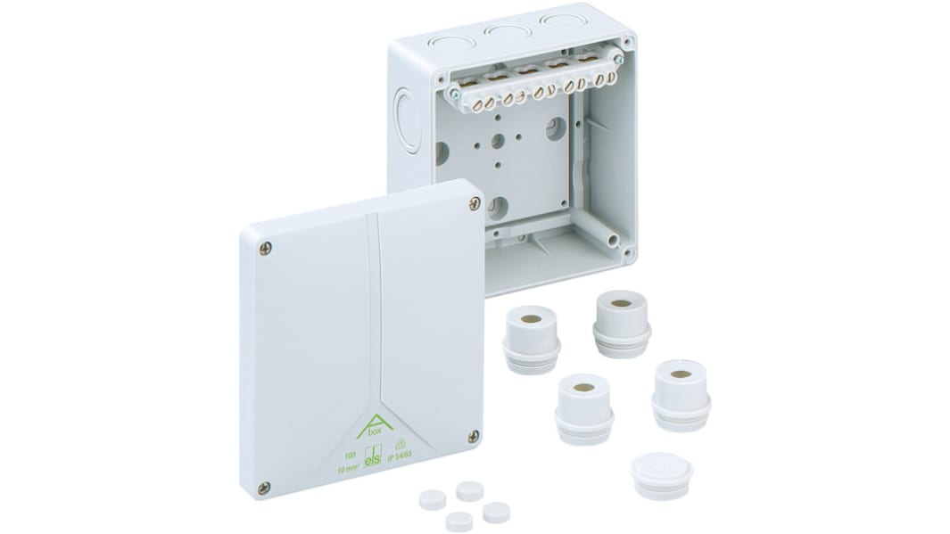 Caja de conexiones Spelsberg 81042001, Poliestireno, 140mm, 140mm, 79mm, 140 x 140 x 79mm, IP65