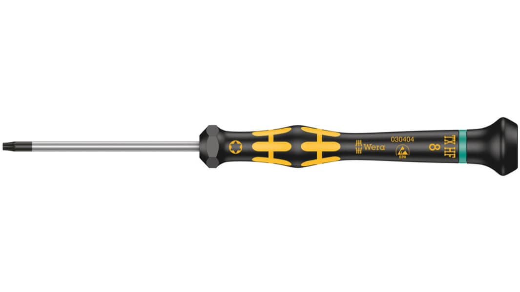 Tournevis de précision Wera, pointe Torx TX7, ESD