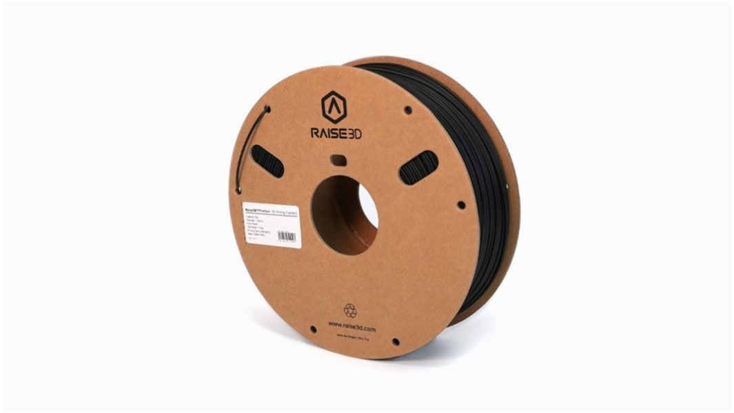 Filamento per stampante 3D Raise3D, PLA, Nero, diam. 1.75mm