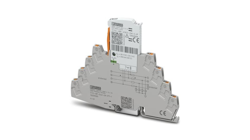 Phoenix Contact Surge Protector, 8kA, 700V (Volts), DIN Rail Mount