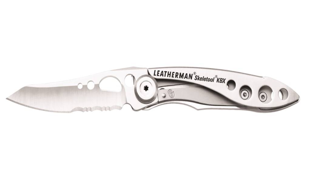 Coltello tascabile Leatherman, lama Coltello in acciaio inossidabile, corpo in acciaio inossidabile