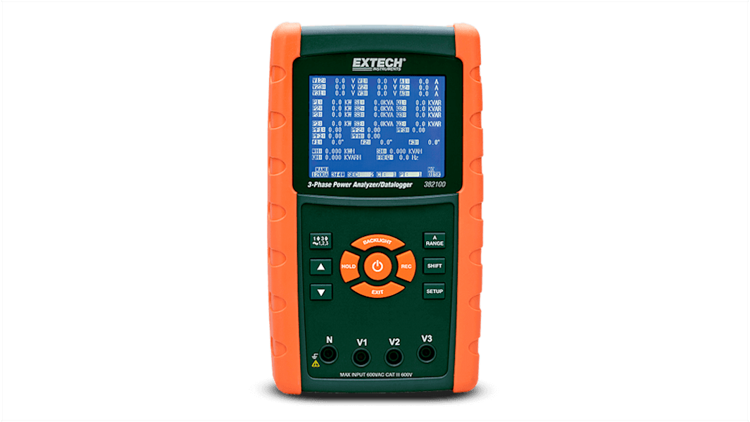 Analizador de calidad eléctrica Extech