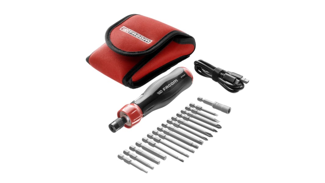 Facom ATPA4V.J16PB 3.6V Electric Torque Screwdriver, USB