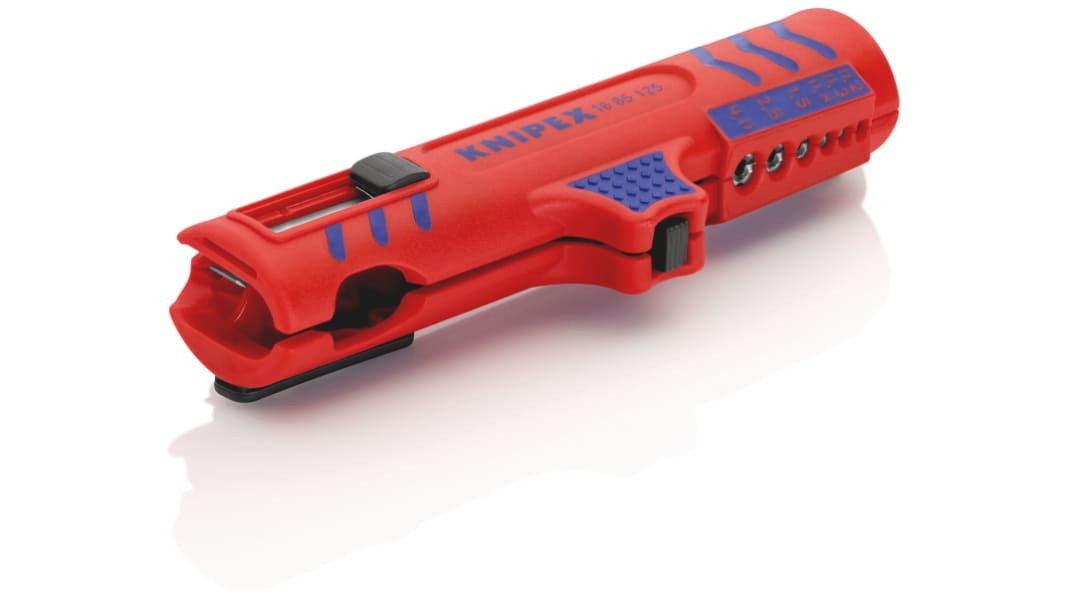 Outil à dégainer Knipex pour fil Câbles ronds , 8 → 13mm, 125 mm
