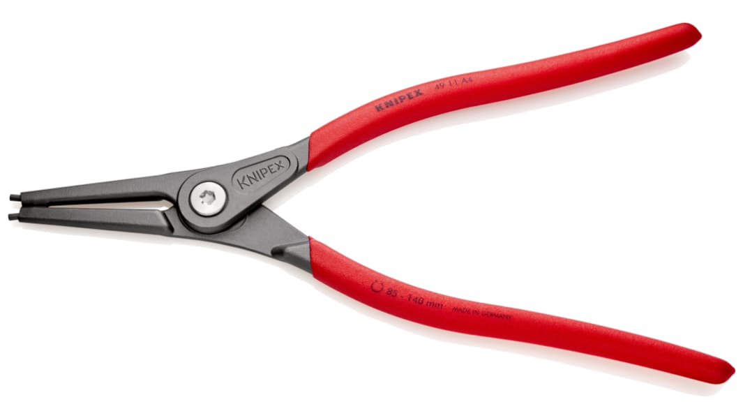 Knipex Circlip Pliers, 320 mm Overall, Straight Tip