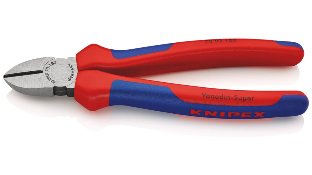 Pince coupante de côté Knipex, 180 mm, capacité 4mm