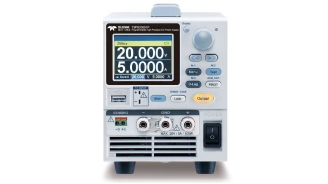 Teledyne LeCroy T3PS20051P  Programmier Labornetzgerät 100W, 0 → 20V / 5A, DKD/DAkkS-kalibriert