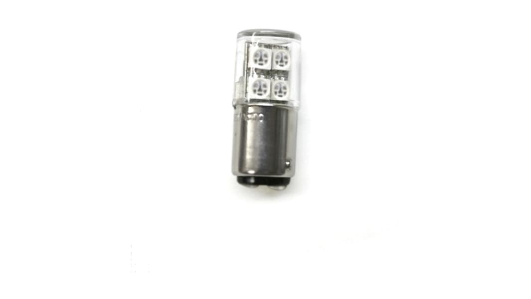 Lampade LED Orbitec con base B15D, 240V AC/DC, 4,8 W, 71 lm, col. Bianco freddo