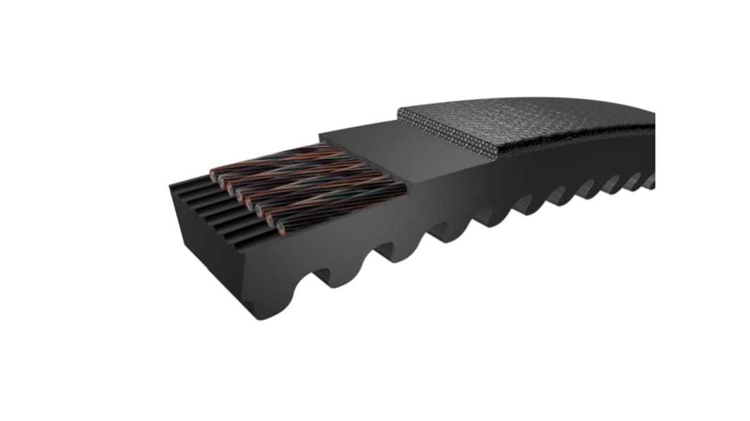 Courroie trapézoïdale SKF, Section XPB, long primitive : 1280mm, long int: 1220, long ext : 1302mm
