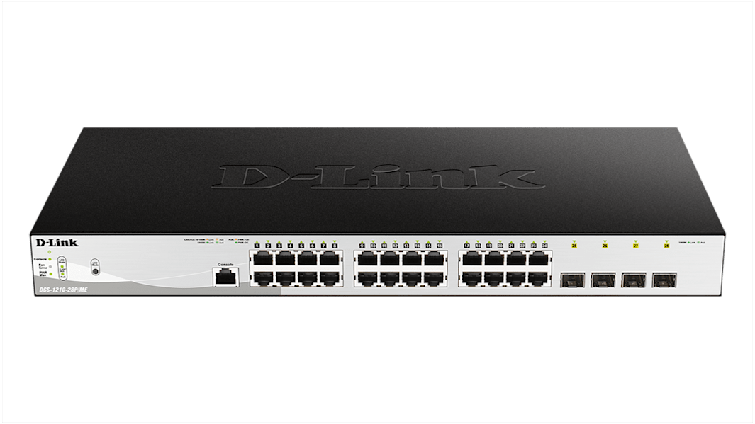 D-Link 28-Port Gigabit Managed PoE Switch, Managed 28 Port Ethernet Switch With PoE EU