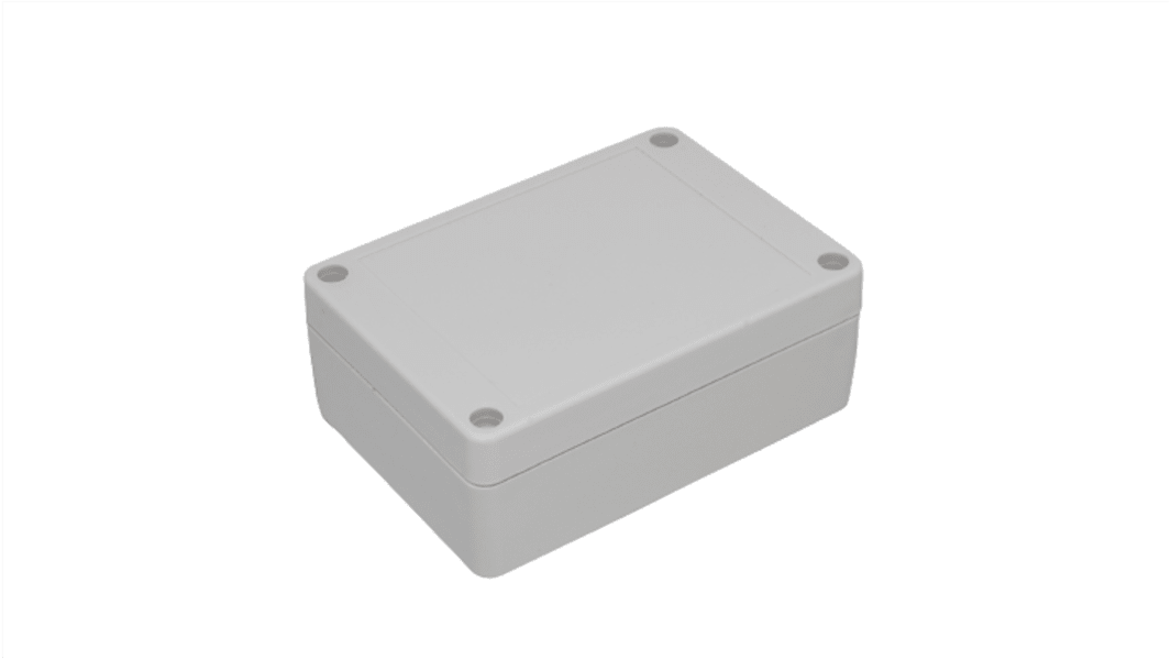 Boîtier à usage général Hammond RP en Polycarbonate, 105 x 75 x 40mm, Gris clair IP65