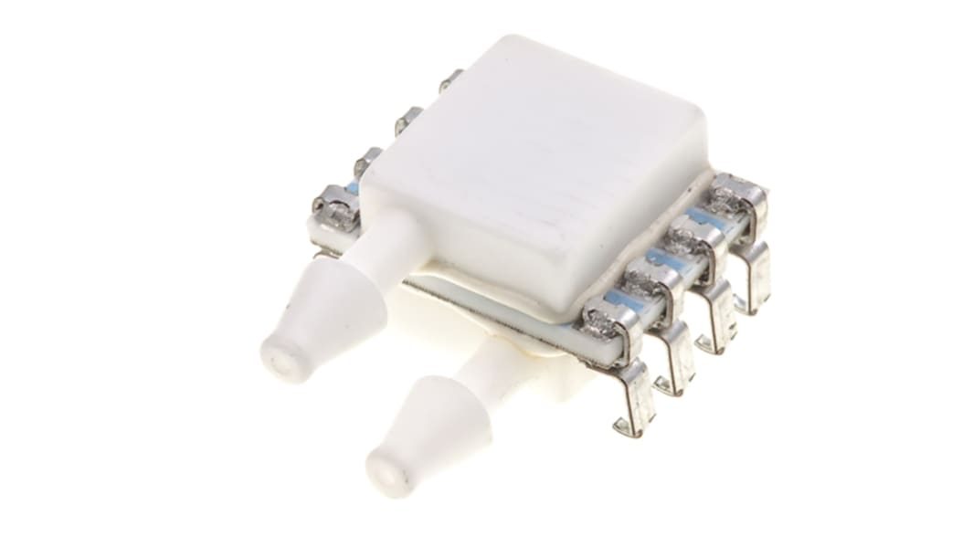 TE Connectivity Pressure Transducer, 15psi Operating Max, PCB Mount, 8-Pin, 300psi Overload Max, Dual Sideport