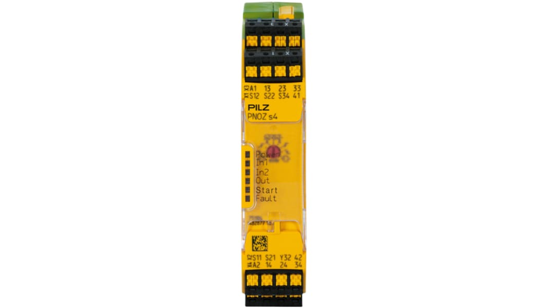 Relè di sicurezza Pilz PNOZ s4 C, 24V cc, 2 canali