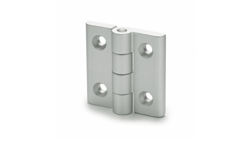 Cerniera di testa Cerniera di testa Elesa, in Lega di zinco, 60mm x 60mm x 16.5mm, Oscillazione libera