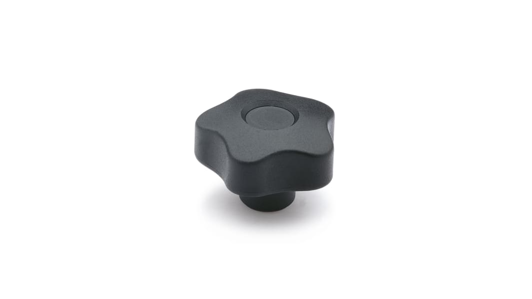 Elesa ノブ付ねじ, M10 黒
