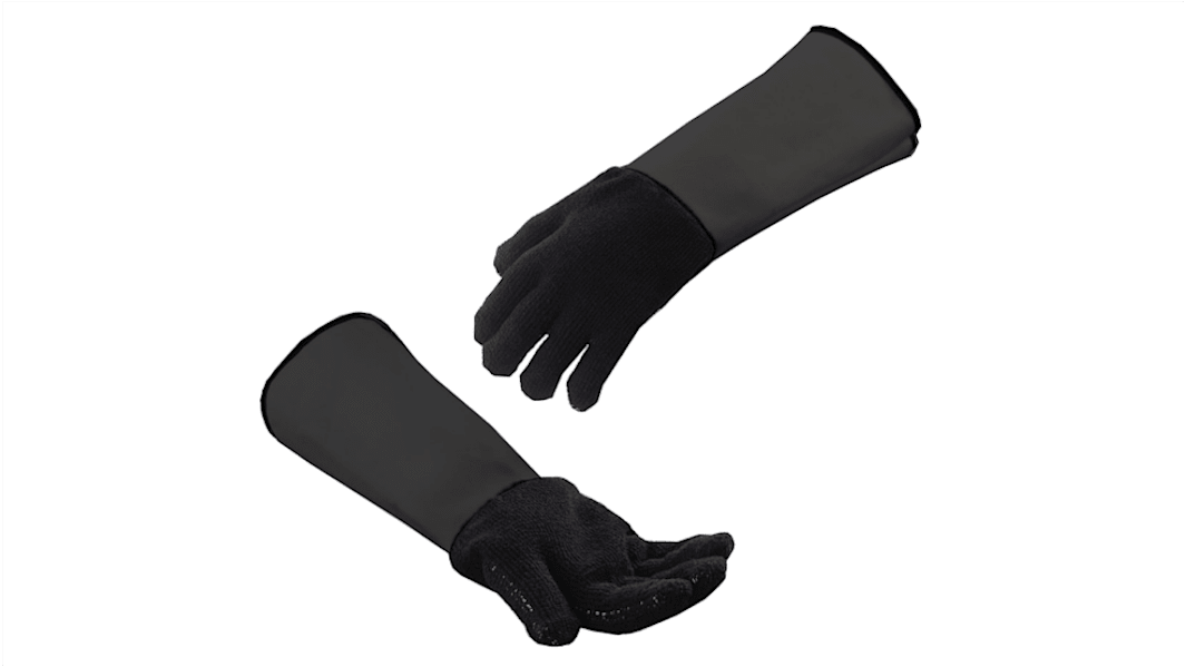 Tilsatec 11-3328 Black Yarn Cut Resistant, Thermal Work Gloves, Size 10