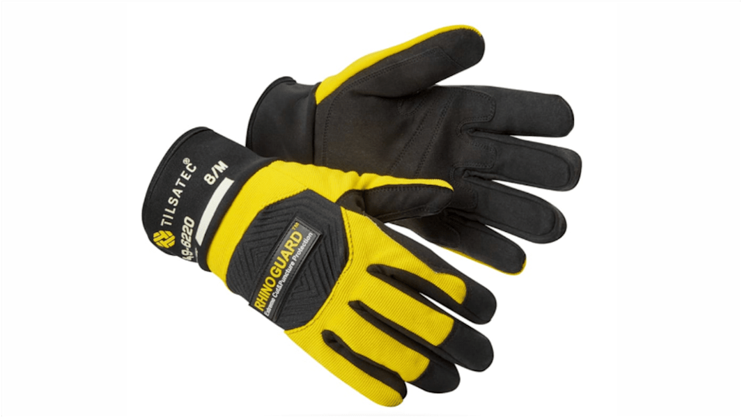Tilsatec 49-6220 Arbeitshandschuhe Größe 9 Cut Resistant, Puncture Resistant Garn Schwarz/Gelb 1Paar