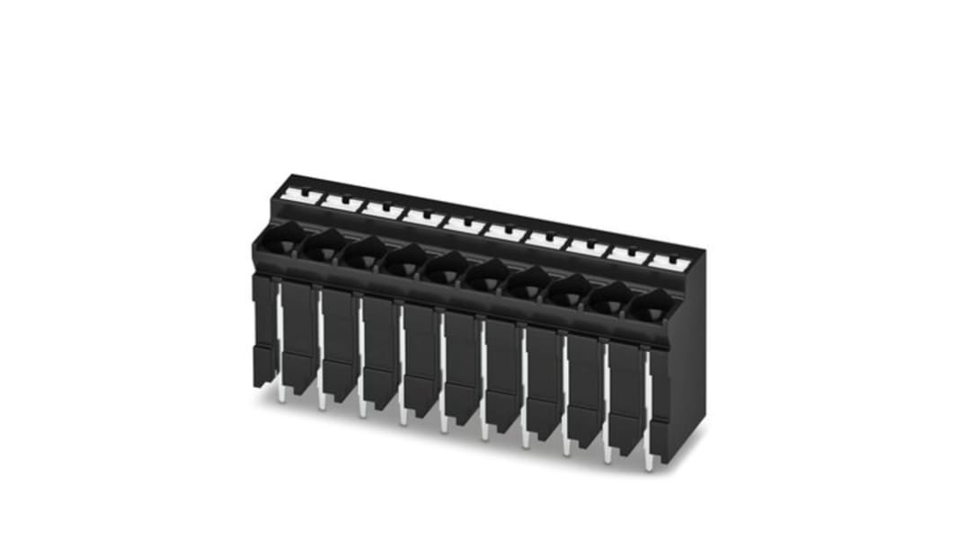 Phoenix Contact 0 P26, 5/ 3-V-5, SPT-THR 2 Series PCB Terminal Block, 3-Contact, 5mm Pitch, Through Hole Mount, 1-Row,