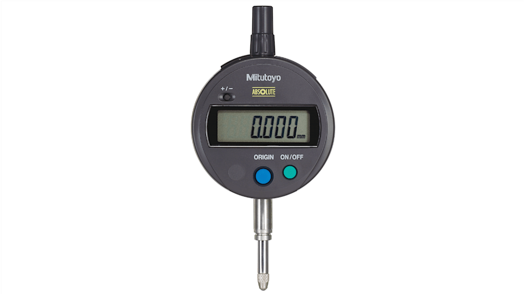 Indicador digital de émbolo Mitutoyo 543-790B-10, calibrado UKAS, , 12,7 mm, precisión 0,003 mm