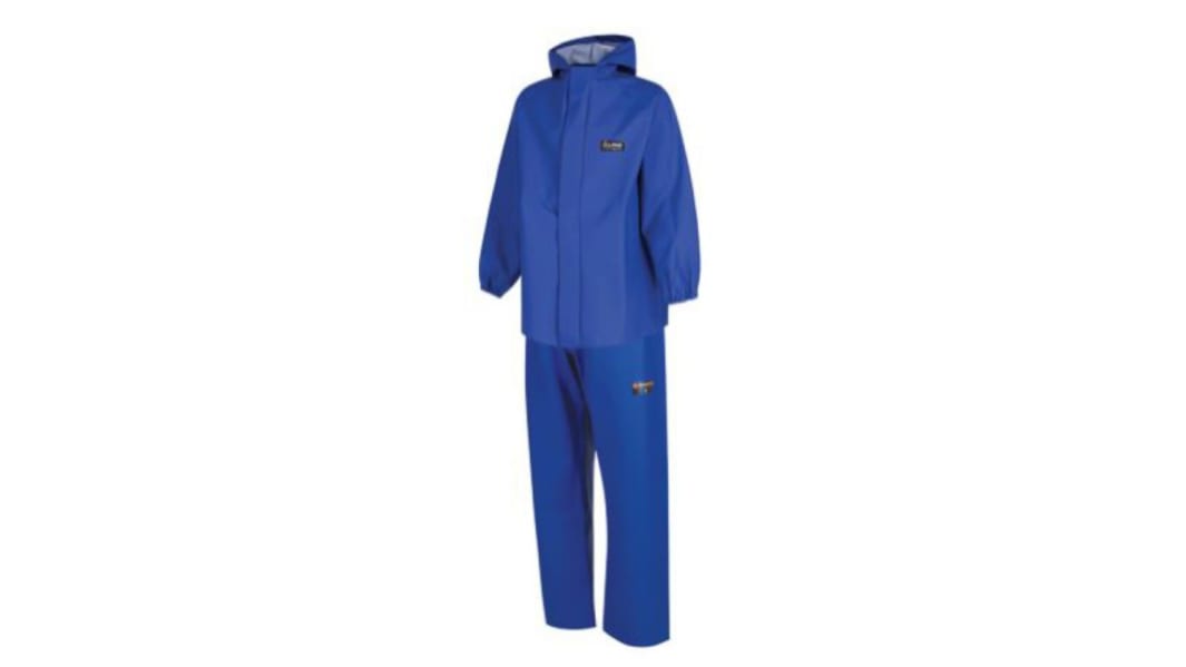 Skytec Blue Reusable PU, PVC Apron, 695mm