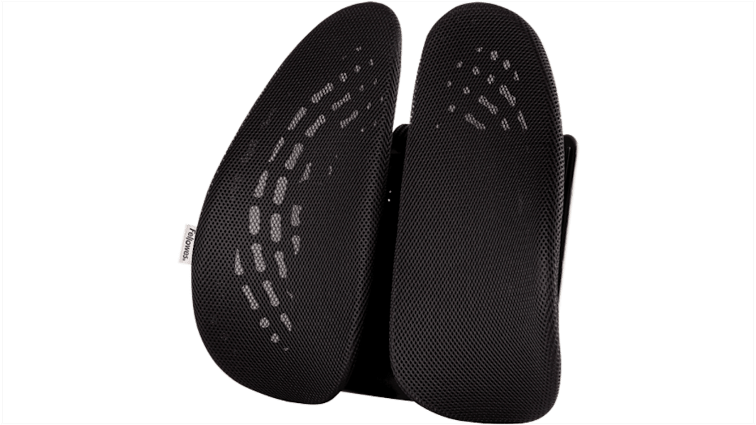 Fellowes Black Mesh Back Support